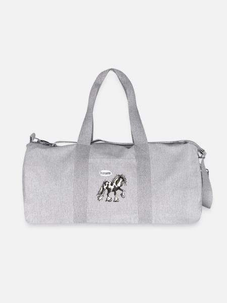 Hottehüüü Irish Tinker - Recycelte Canvas-Sporttasche von Stanley/Stella - Grau meliert