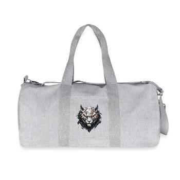 Spirit of the Forest - Graffiti Style - Recycled Canvas Sports Bag by Stanley/Stella - heather grey - Front
