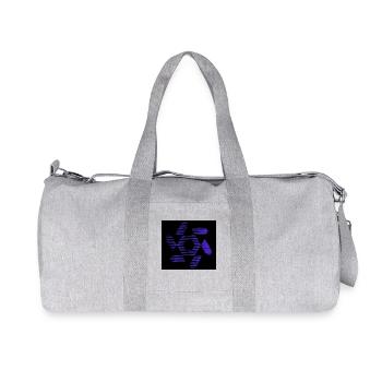DESIGN. ART. PAPA. MAMAN. MODERNE. AFRIQUE. GEEK. - Sac de sport en toile recyclée Stanley/Stella - gris chiné - Devant