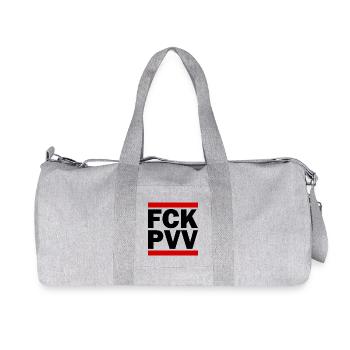Fck pvv - Sac de sport en toile recyclée Stanley/Stella - gris chiné - Devant