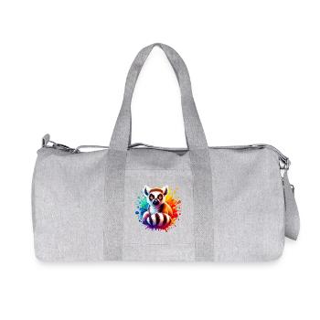Lémurien - Sac de sport en toile recyclée Stanley/Stella - gris chiné - Devant
