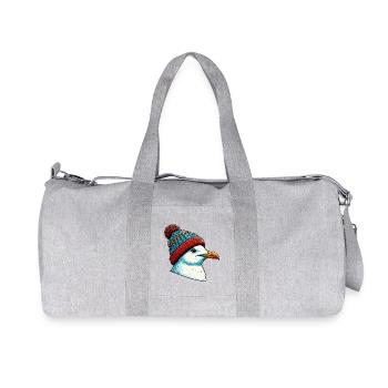 Gull - Recycled Canvas Sports Bag by Stanley/Stella - heather grey - Front