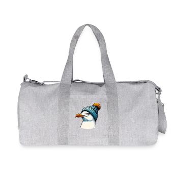 Mouette - Sac de sport en toile recyclée Stanley/Stella - gris chiné - Devant