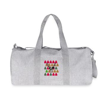 renne - Sac de sport en toile recyclée Stanley/Stella - gris chiné - Devant