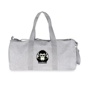 Gankey Monkey - Recycelte Canvas-Sporttasche von Stanley/Stella - Grau meliert - Vorne
