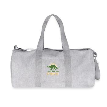 Es muss schnell gehen! - Recycelte Canvas-Sporttasche von Stanley/Stella - Grau meliert - Vorne