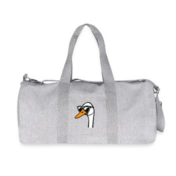Gans - Recycelte Canvas-Sporttasche von Stanley/Stella - Grau meliert - Vorne