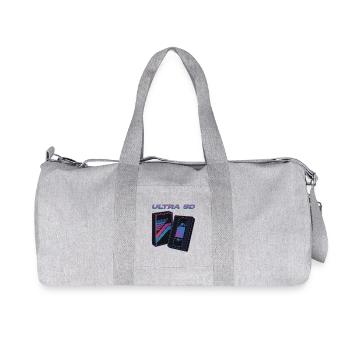 Ultra SD - Recycelte Canvas-Sporttasche von Stanley/Stella - Grau meliert - Vorne