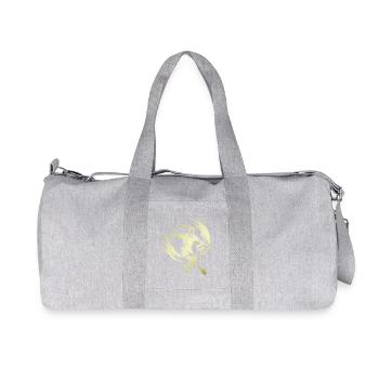 Volleyball Silhouette - Recycled Canvas Sports Bag by Stanley/Stella - heather grey - Front