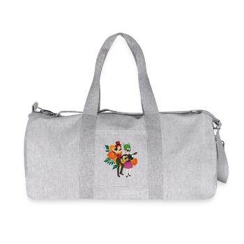 LOS WONDER MUERTOS - nice people - Sac de sport en toile recyclée Stanley/Stella - gris chiné - Devant