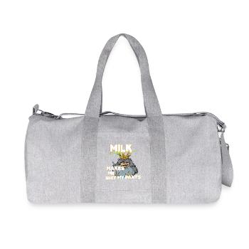King Sparrow – Das ehrlichste Shirt für echte Type - Recycelte Canvas-Sporttasche von Stanley/Stella - Grau meliert - Vorne