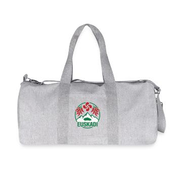 Euskadi Montagnes et Piments Logo - Sac de sport en toile recyclée Stanley/Stella - gris chiné - Devant