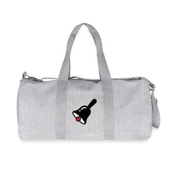 Sonnerie de cloche de l’école Rétro - Sac de sport en toile recyclée Stanley/Stella - gris chiné - Devant