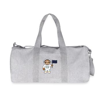 Aventure de paresseux de l’espace - Sac de sport en toile recyclée Stanley/Stella - gris chiné - Devant