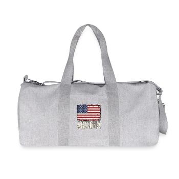 USA Arizona - Recycled Canvas Sports Bag by Stanley/Stella - heather grey - Front