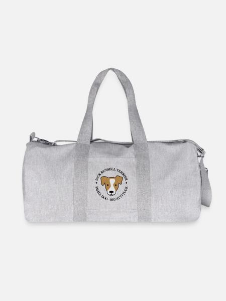 Jack Russell Terrier - Sac de sport en toile recyclée Stanley/Stella - gris chiné