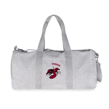 Homard - Sac de sport en toile recyclée Stanley/Stella - gris chiné - Devant