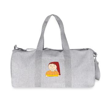 Kasperl - Sac de sport en toile recyclée Stanley/Stella - gris chiné - Devant