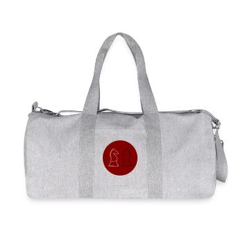 Échecs 2Springer - Sac de sport en toile recyclée Stanley/Stella - gris chiné - Devant