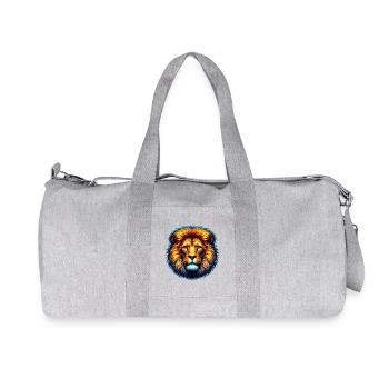 Löwe - Recycelte Canvas-Sporttasche von Stanley/Stella - Grau meliert - Vorne