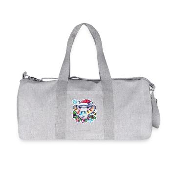 Rayon de joie des Fêtes - Sac de sport en toile recyclée Stanley/Stella - gris chiné - Devant