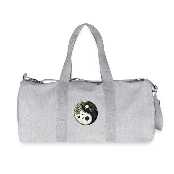 Yin et Yang Version Nature :) - Sac de sport en toile recyclée Stanley/Stella - gris chiné - Devant