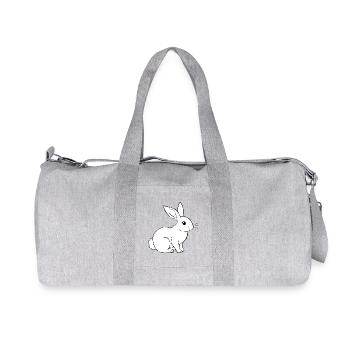Rabbit Bunny Bunny Dwarf Rabbit Gift - Recycled Canvas Sports Bag by Stanley/Stella - heather grey - Front