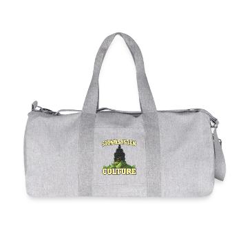 Système sonore Culture Lion - Sac de sport en toile recyclée Stanley/Stella - gris chiné - Devant