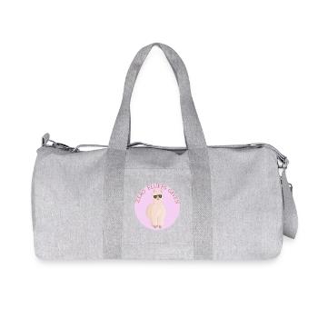 Fluffy alpaca - Recycled Canvas Sports Bag by Stanley/Stella - heather grey - Front
