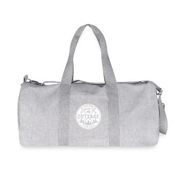 Rustic Cottage Canada Hockey Estd 2026 Design - Sac de sport en toile recyclée Stanley/Stella - gris chiné - Devant