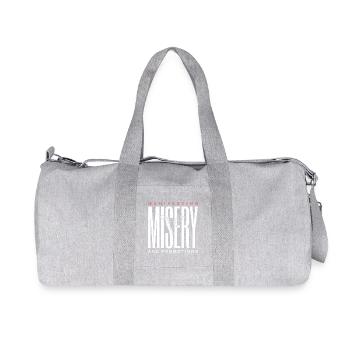 Manifesting Victory Bat Graphic - Recycled Canvas Sports Bag by Stanley/Stella - heather grey - Front
