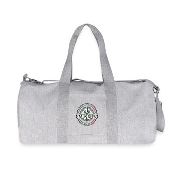 Sardinien compass rose banner travel shirt - Recycelte Canvas-Sporttasche von Stanley/Stella - Grau meliert - Vorne