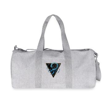 Skorpion-Wasserzeichen – Tierkreis von Kék-Ina - Recycelte Canvas-Sporttasche von Stanley/Stella - Grau meliert - Vorne
