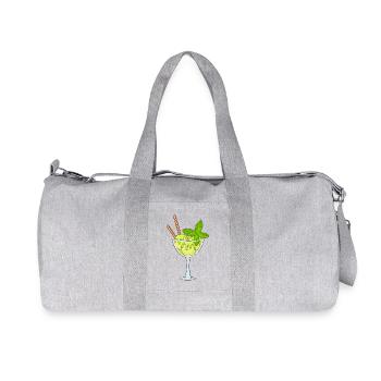 Ice cream ice cream ice cream ice cream ball ice cream sundae - Recycled Canvas Sports Bag by Stanley/Stella - heather grey - Front