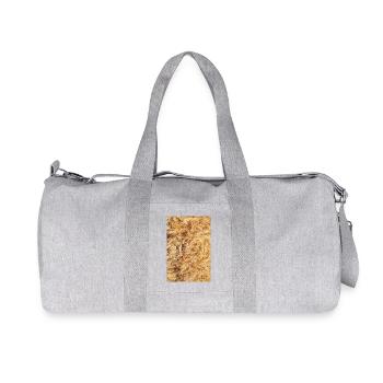 Getreide - Recycelte Canvas-Sporttasche von Stanley/Stella - Grau meliert - Vorne