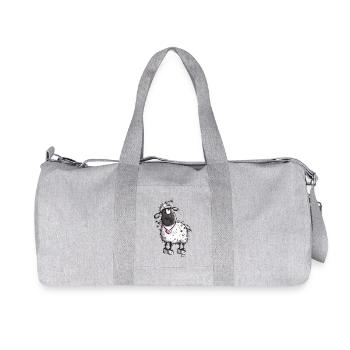 Verträumtes Schaf - Recycelte Canvas-Sporttasche von Stanley/Stella - Grau meliert - Vorne