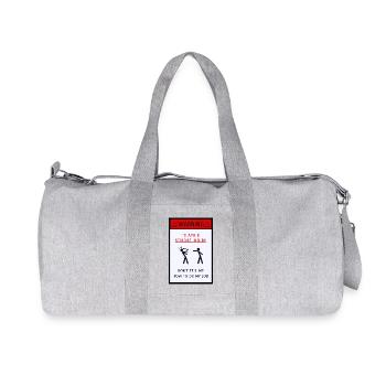 Don't tell me how to do my job - Recycled Canvas Sports Bag by Stanley/Stella - heather grey - Front