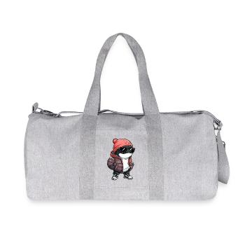 Wal Winter - Recycelte Canvas-Sporttasche von Stanley/Stella - Grau meliert - Vorne