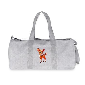 Fawn - Recycled Canvas Sports Bag by Stanley/Stella - heather grey - Front