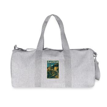Bad Gastein - Recycelte Canvas-Sporttasche von Stanley/Stella - Grau meliert - Vorne