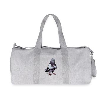 Pigeon pigeon pigeon pigeon colombophile - Sac de sport en toile recyclée Stanley/Stella - gris chiné - Devant