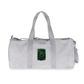Sunburst Serpent - Sac de sport en toile recyclée Stanley/Stella - gris chiné - Devant
