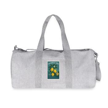 La Dolce Vita - Recycelte Canvas-Sporttasche von Stanley/Stella - Grau meliert - Vorne