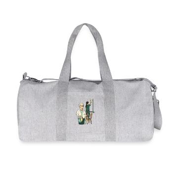 Mamie Karin - Sac de sport en toile recyclée Stanley/Stella - gris chiné - Devant