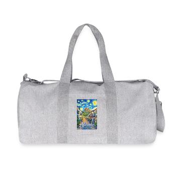 Alicante Spain - Recycelte Canvas-Sporttasche von Stanley/Stella - Grau meliert - Vorne