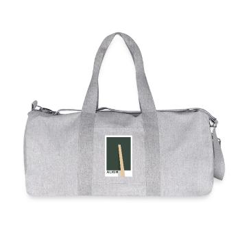 Align – Design Statement - Recycled Canvas Sports Bag by Stanley/Stella - heather grey - Front