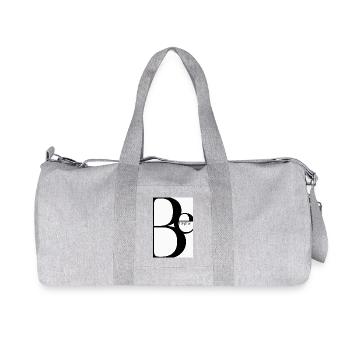 Be Original – Minimalist Typography Design - Recycled Canvas Sports Bag by Stanley/Stella - heather grey - Front