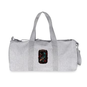 Fortune is not found—it blooms beneath the surface - Recycled Canvas Sports Bag by Stanley/Stella - heather grey - Front