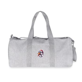 Canard Noël Drôle - Sac de sport en toile recyclée Stanley/Stella - gris chiné - Devant