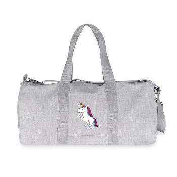Licorne - Sac de sport en toile recyclée Stanley/Stella - gris chiné - Devant